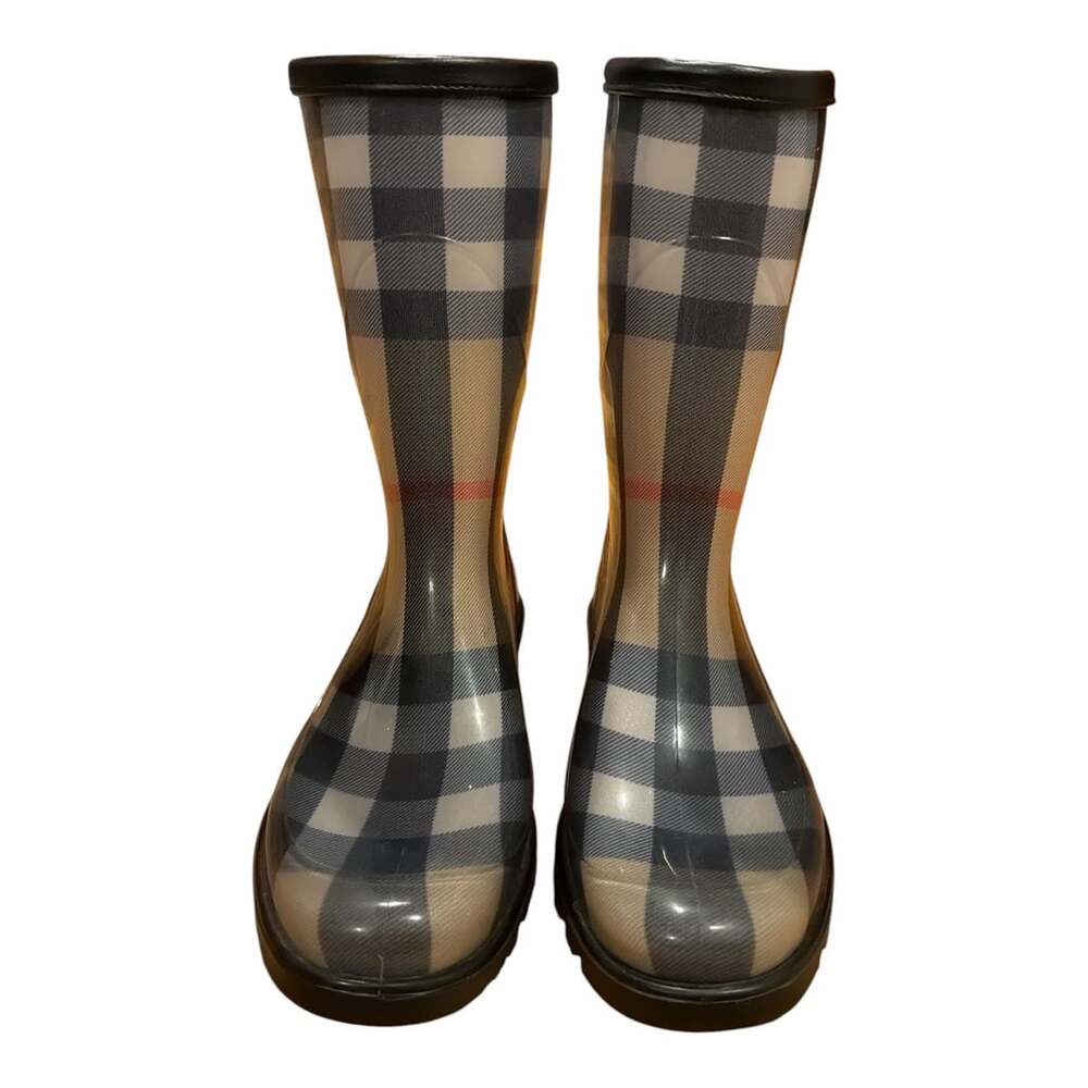 Burberry Nova Check Rubber Rain Boots – EU 38 / US 8 – Made in Italy